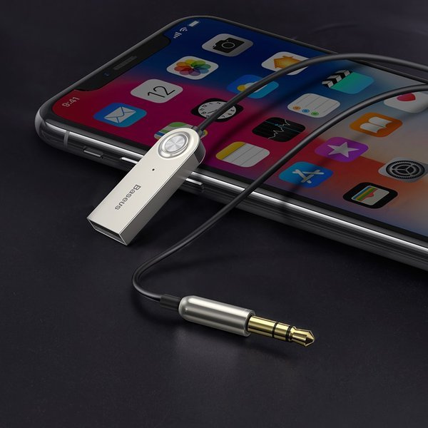 Adapter sender BASEUS BA01 Audio AUX lydmottaker Bluetooth 5.0