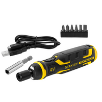 STANLEY 4V trådløs skrutrekker med lader og bits