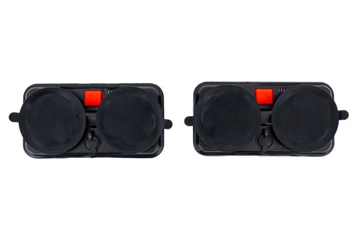 TT Technology TT.12028B-DI LED-baklykter 3 funksjoner venstre + høyre, trådløse, magnetiske