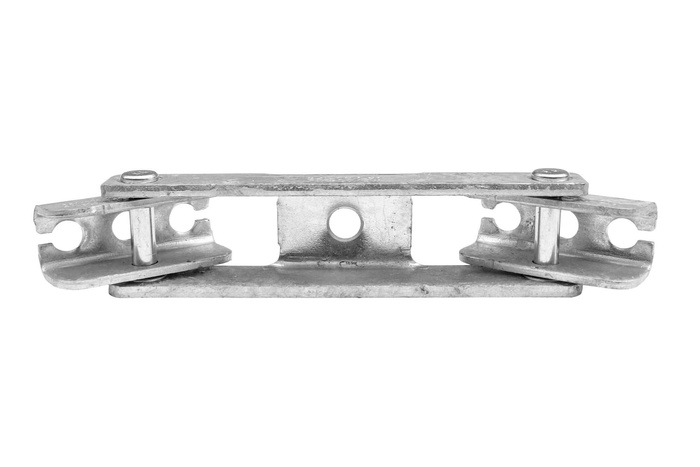 Dobbel T-stang for AL-KO bremseslanger for en toakslet tilhenger