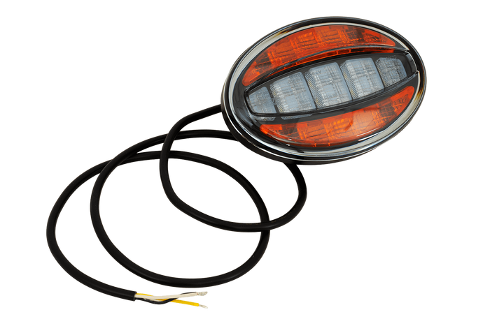 FRISTOM FT-356 LED IND universal frontlampe med sidemonteringsbrakett