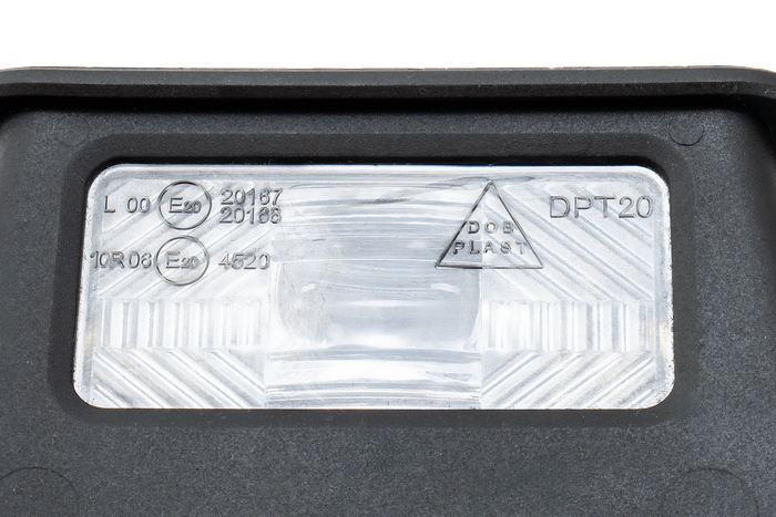 DOBPLAST DPT20 nummerskiltlampe med 0,5 m kabel