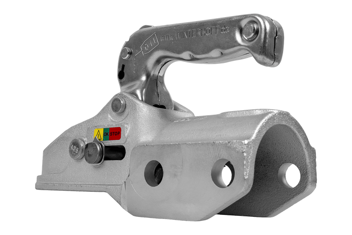 WINTERHOFF WW 350-RCH-1616 kulekobling for 3500 kg tilhenger med 60 mm rørdrag, støpejern
