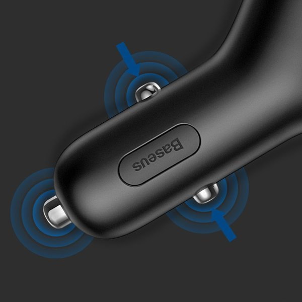 BASEUS Y Type 2xUSB Billader, Sigarettenneruttak 40W