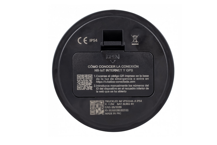 TruckLED LED V16 DGT magnetisk nødlys med GPS og SIM-kort