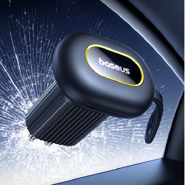 BASEUS GoTrip DT1 2-i-1 sikkerhetshammer for vinduer, redningskniv for sikkerhetsbelter