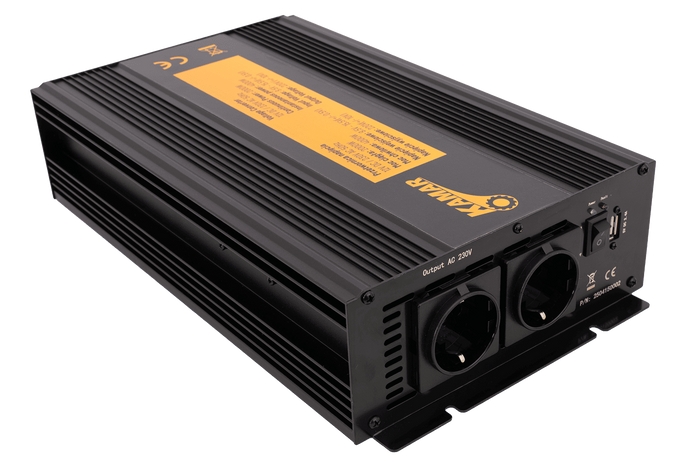 Spenningsomformer 12V/230V (2000/4000W) KAMAR E1930