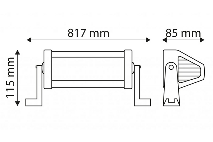 LED-arbeidslampereflektor TT TECHNOLOGY TT.28300 100xLED 22500lm