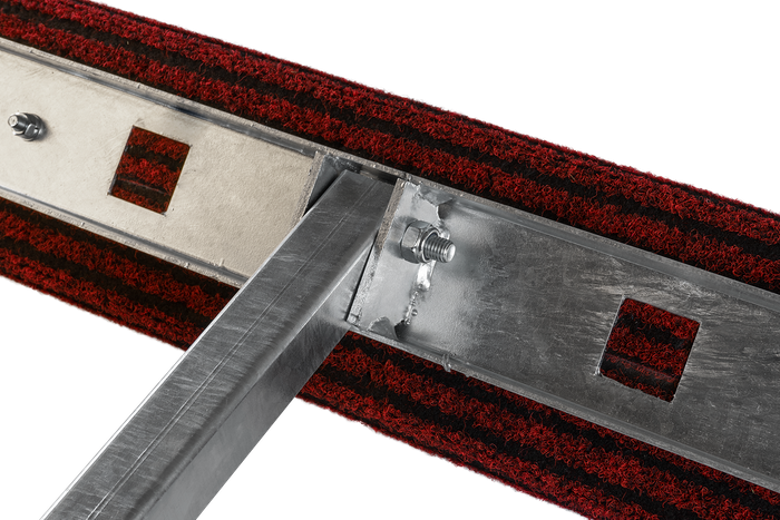 UNITRAILER flat sidestøtte, lengde 59cm, høyde 8cm, for båthenger