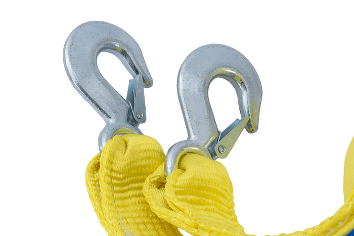 Slepetau med kroker UNITRAILER slepestropp 5m/50mm/4t gul