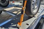 KAMAR 3m/25mm/0.8t oransje transportbånd med strammer