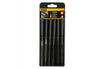 Sett med seks STANLEY 0-22-500 nålefiler, lengde 160 mm