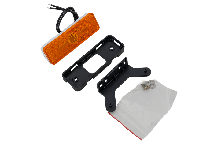 WAŚ W254 2033 LED-markeringslampe, oransje, universal, med holder