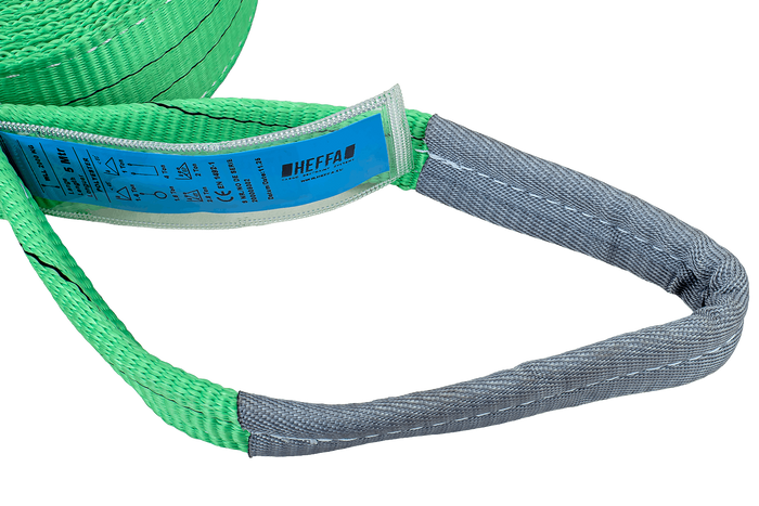 HEFFA kranslynge 5m/60mm/2t med løkker