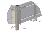 UTSALG BIS aluminium H-300 sider for CARPLATFORM 4521 og UNIPLAT 450 tilhengere