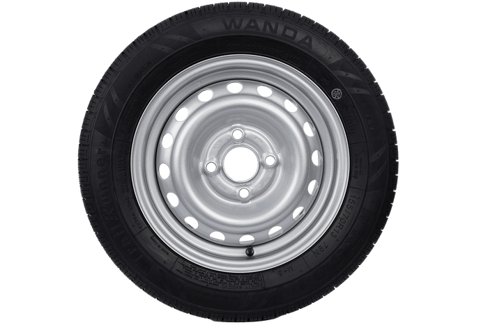 Tilhengerhjul DEKK WANDA 155/70 R13 79N FELGTRAILERTOPP 4Jx13"H2 4x100 ET:30