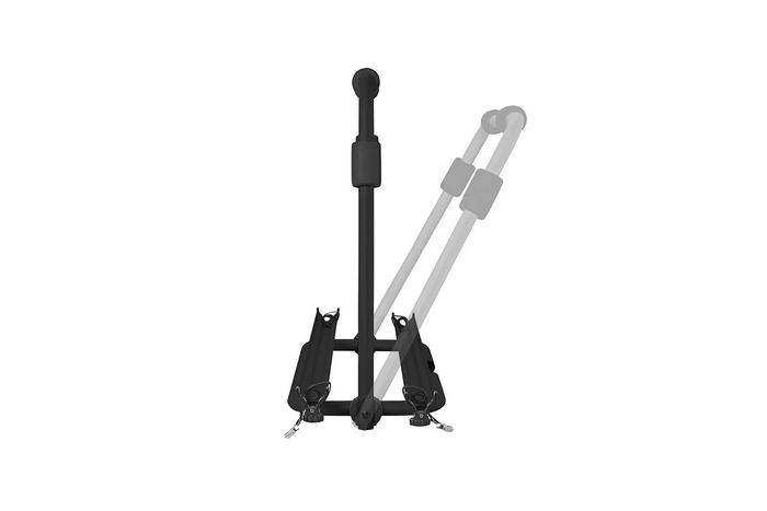 ProPlus 330242BL sykkelstativ for tilhengertrekk for 2 sykler 40 kg