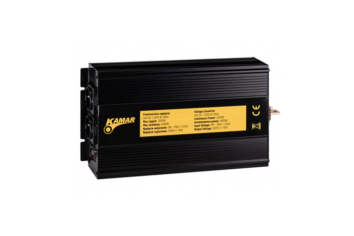 Spenningsomformer 24V/230V (2000/4000W) KAMAR E1931