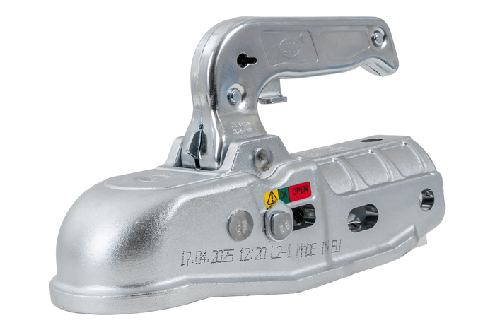 STEELPRESS BC-3000C-00-00+Z2 kulekobling for 3000 kg tilhenger med 35-50 mm rørdrag, støpejern