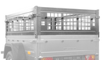 Nettingsider for UNITRAILER GARDEN TRAILER 150 KIPP tilhenger
