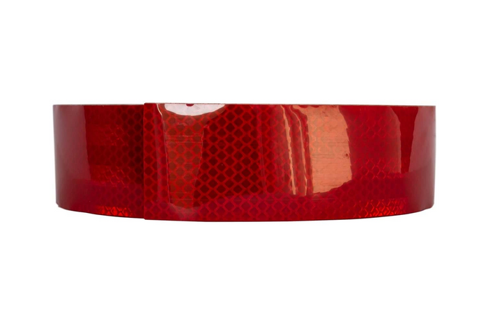Kontur reflekterende tape, rød, 1 meter