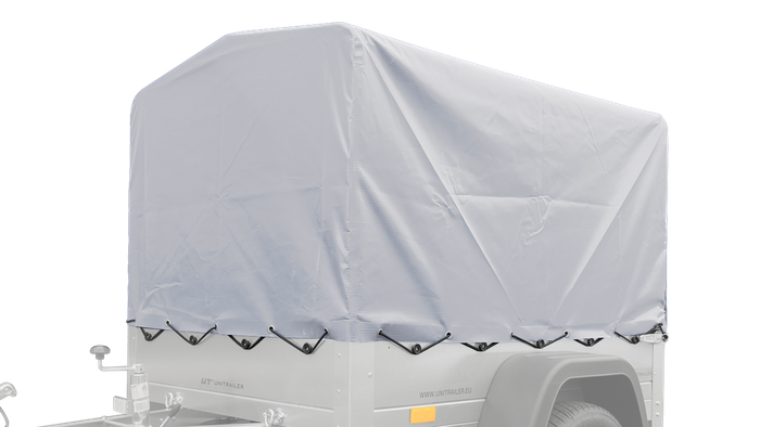Unitrailer 1510/150 deksel KIPP H-800 GRÅ