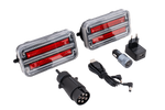 TT Technology TT.12028B-DI LED-baklykter 3 funksjoner venstre + høyre, trådløse, magnetiske