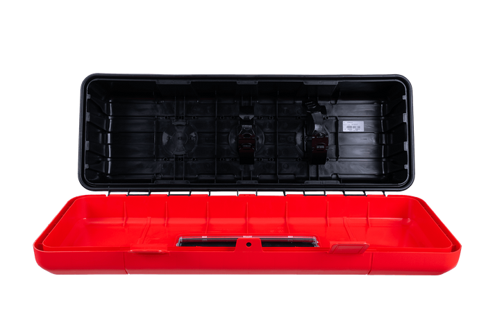 Brannslukningsboks 9/12kg DAKEN 82190 REGON 865x335x240mm rød