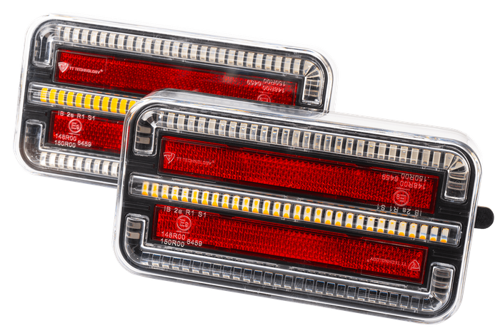 TT-teknologi TT.12028B LED-baklys 3 funksjoner venstre + høyre, trådløs, magnetisk