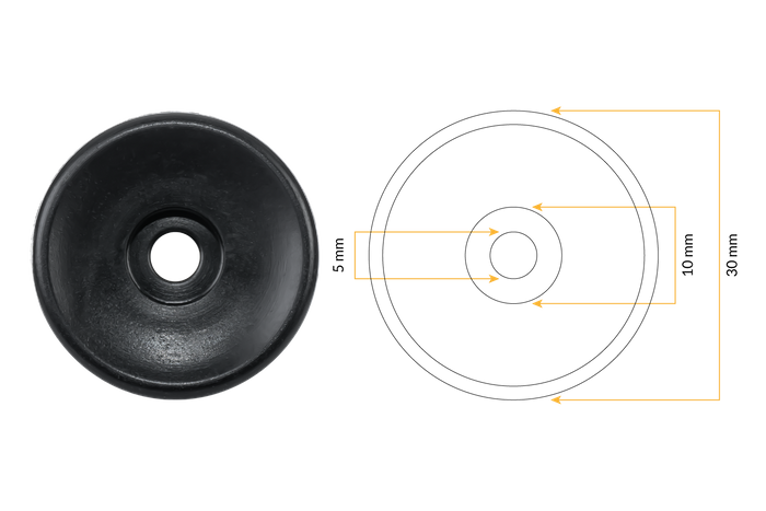 Plast tilhenger siderulle - UNITRAILER