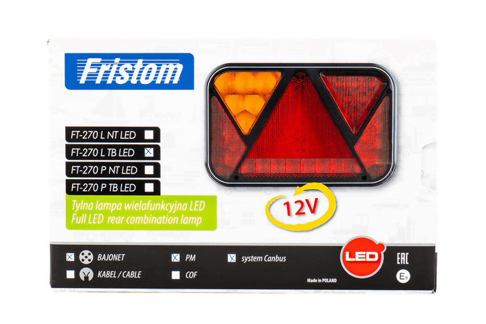 Baklys FRISTOM FT-270 LED CANBUS 6 funksjoner igjen