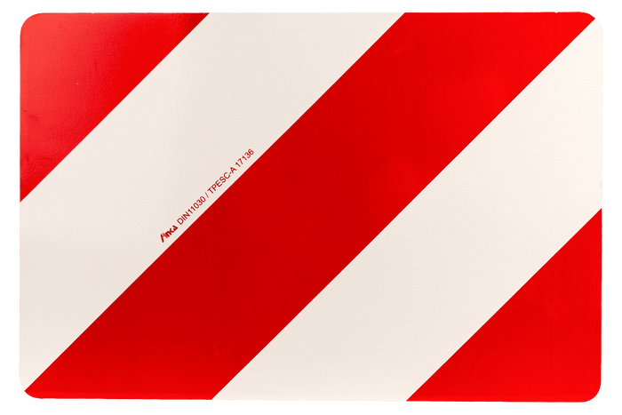 Advarselsskilt "OVERSIZED" HILLS venstre+høyre