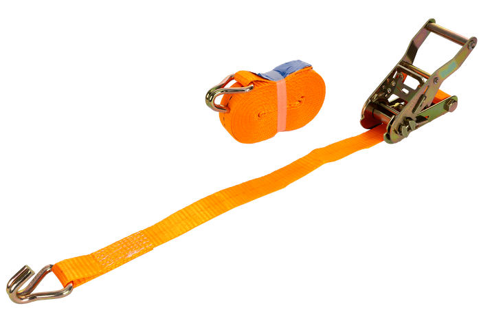 UNITRAILER 6m/25mm/1t oransje transportbånd med strammer