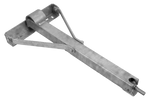 KNOTT 6X1197.007 uttrekkbar hjørnestøtte for tilhenger 1100 kg 498 mm