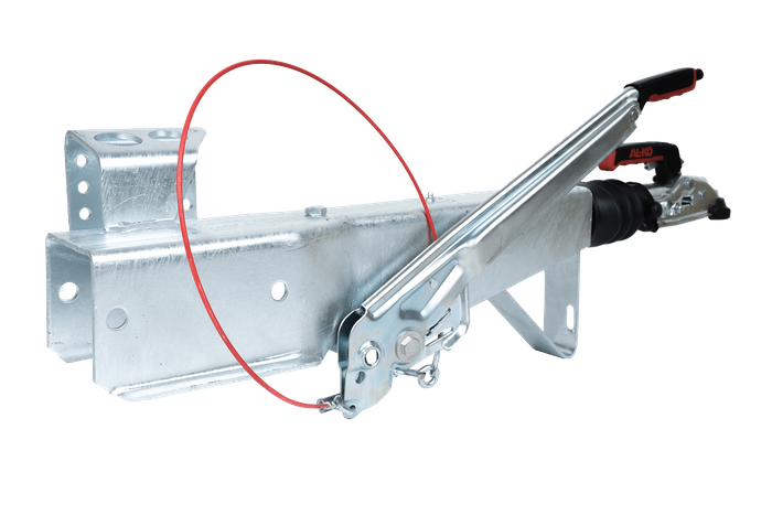 AL-KO 161S påløpsanordning med AK161 tilhengerfeste for en 1600 kg tilhenger med firkantet drag