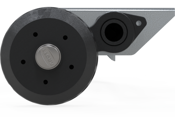 KNOTT VGB15M/MV bremseaksel for tilhenger / bergingsbil 1500kg 1300mm 1770mm 5x112