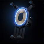 BASEUS Stabil gravitasjonsbasert mobilholder med Qi 15W trådløs lading for luftventilen