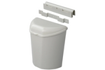ProPlus 370402 avfallsbeholder med lokk for tilhengere, campingvogner, 6 l