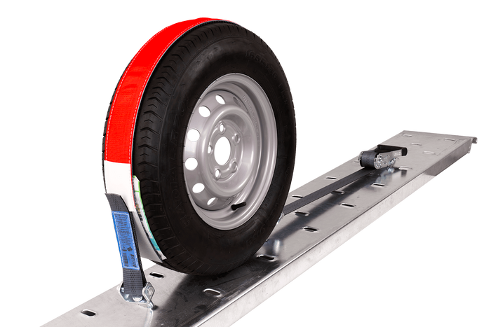 HEFFA CARLINE 130 bergingsbil transportbelte hjulsikringsbelte 5m/50mm/5t VDI 2700
