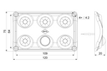 HORPOL LWD2156 LED 900lm innvendig billampe med bevegelsessensor