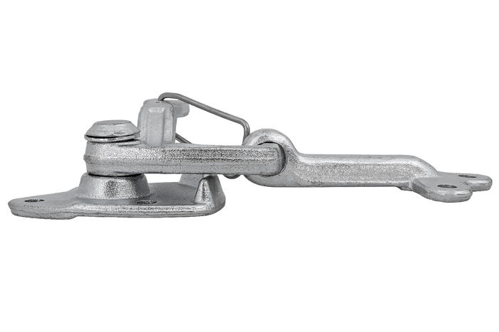 Venstre sidekobling med WINTERHOFF WV 20-L + WVG 20-A feste, komplett tilhengersidelukking