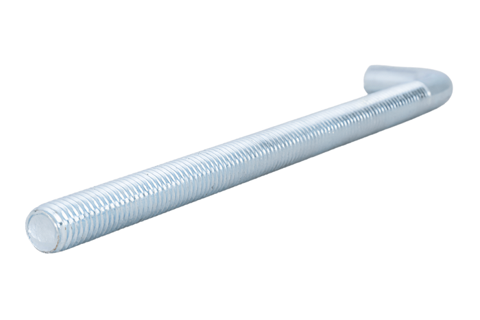 DROMET HP M10x170 konstruksjonskrok med vinklet ende (rett)