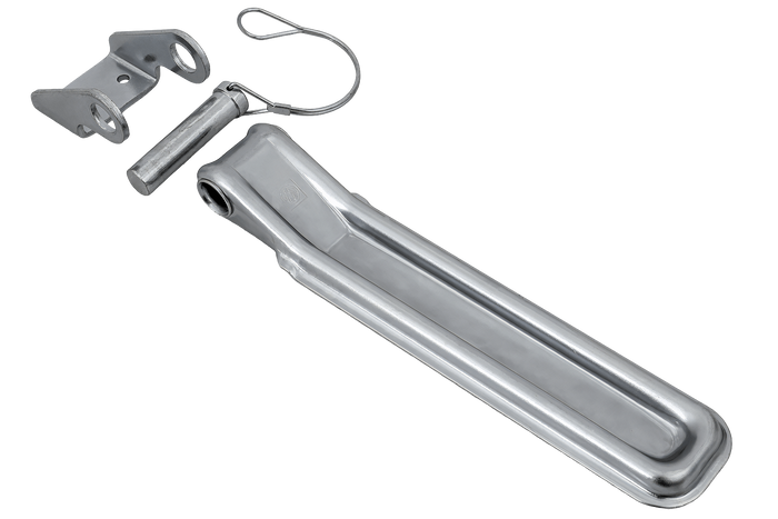 Sidehengsel med håndtak WINTERHOFF BSCH 10-17-270+BSCHG 10-17-C komplett tilhengersidemontering