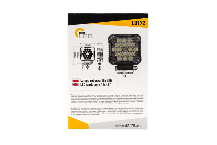 LED arbeidslys TruckLED L0172 18xLED 2800lm