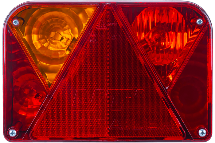 Lyssett: DOBPLAST DPT35 baklykter + ASPÖCK FLEXIPOINT I sidemarkeringslys + MANTES 5,2m 13-pinners ledningsnett