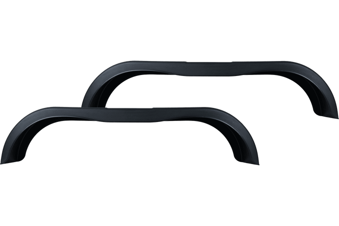 Sett med to tandemskjermer for en 13-14" DOMAR D20300 tilhenger, flate hjulbuer 1500/240 mm