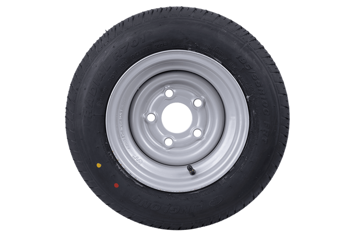OUTLET Forsterket hjul for tilhenger DEKK LINGLONG 195/55 R10C 98/96N FELG UNITRAILER 6Jx10" 5x112 ET:-4