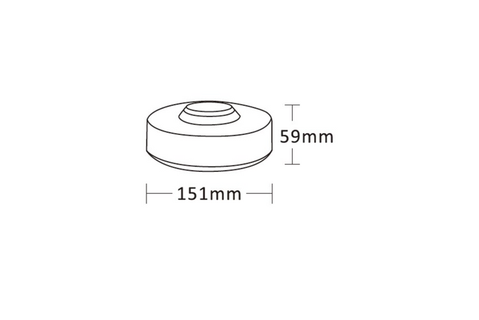 KAMAR UFO2 ALR0077 LED-varsellampe blinkende lys
