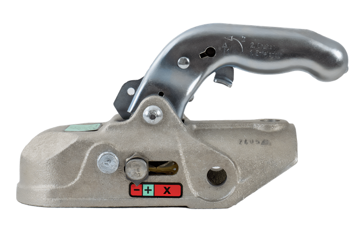 KNOTT K27-A kulefeste for en 2700 kg tilhenger med 50 mm rørdrag, støpejern