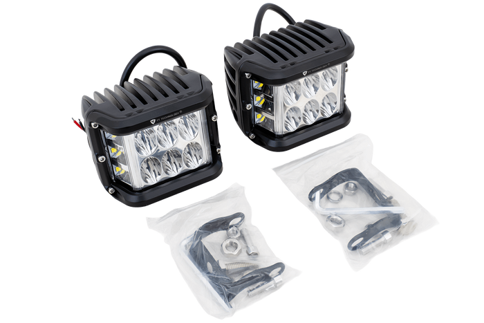 Sett med to LED-arbeidslamper, reflektor TT TECHNOLOGY TT.13209 12xLED 2200lm